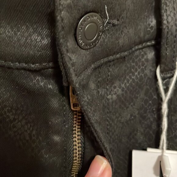 NWT Dynamite Kate Ultra High Rise Snakeskin Skinny Jeans - Picture 8 of 10